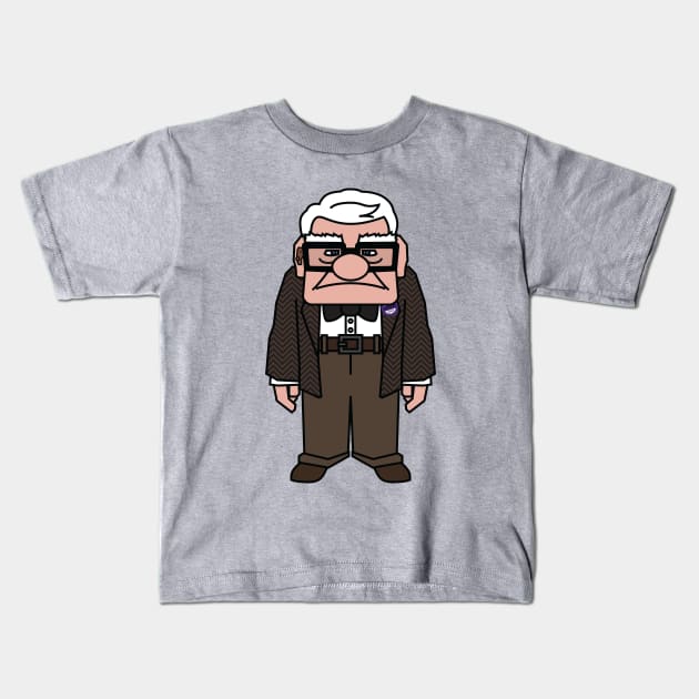 Carl Fredricksen (Up) Kids T-Shirt by Expandable Studios